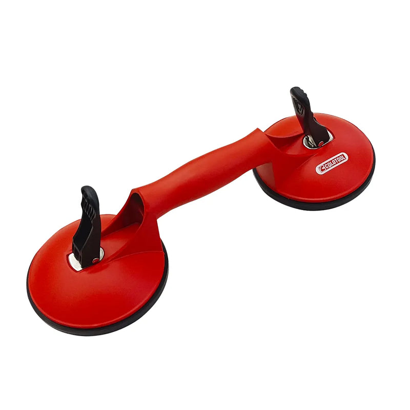 Ventosa metálica doble