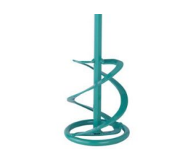 Varilla de mezcla o mezcladora collomix con sistema hexafix en turquesa herramientas para alicatador