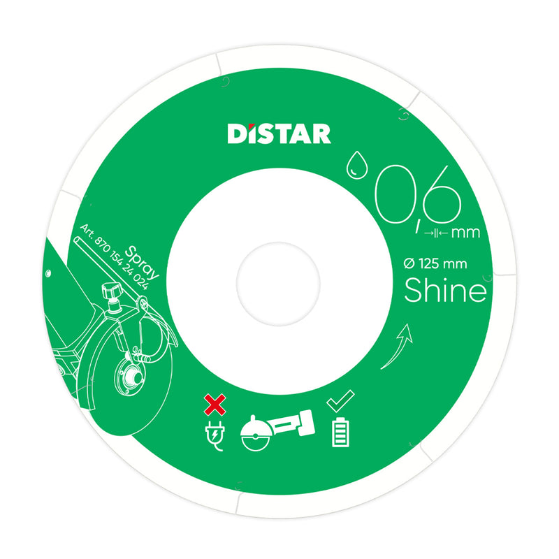 DISTAR 1A1R 125x0,6x6x22,23 Shine