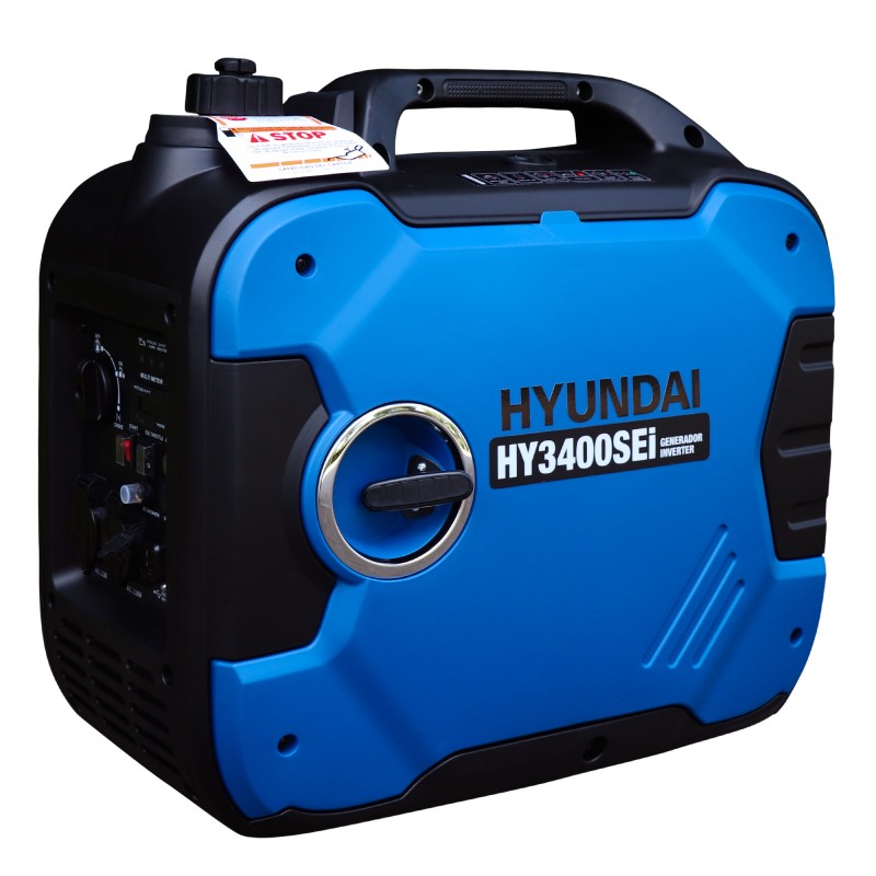Generador electrico inverter gasolina 34kw-Hyundai hy3400sei en Alicante