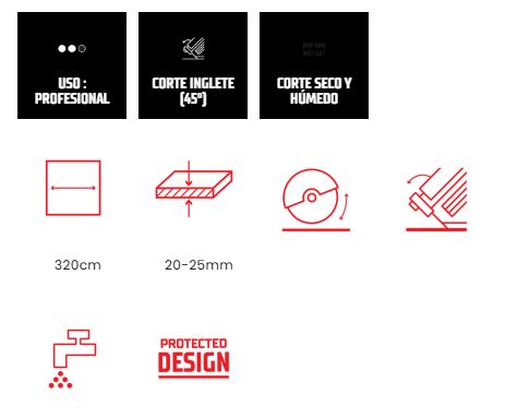KIT CORTADORA RUBI TC-125 G2 51951+51949