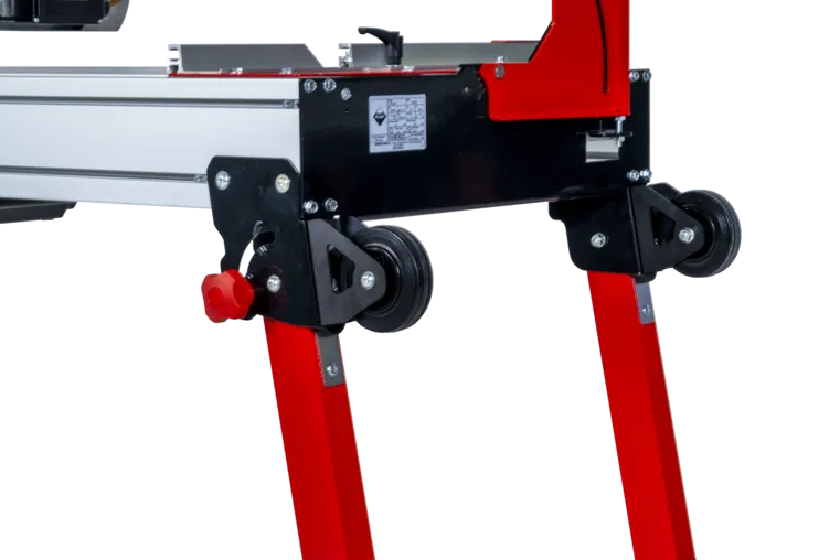 La DX-350 N LASER&LEVEL es una mesa cortadora eléctrica de cabezal móvil, equipada con efecto tronzadora