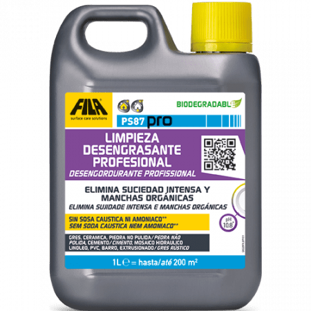 Limpieza desengrasante profesional - Fila