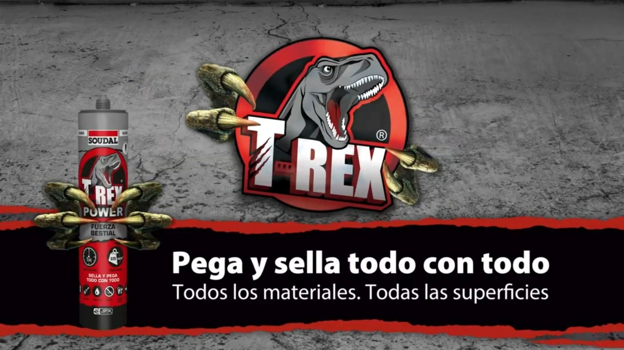 T-rex power soudal adhesivo y sellador en herramientas para alicatador