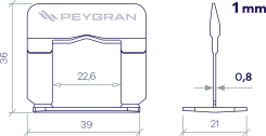 dimensiones calzo ls compact peygran 1mm