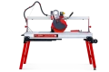 Miniatura La DX-350 N LASER&LEVEL es una mesa cortadora eléctrica de cabezal móvil, equipada con efecto tronzadora
